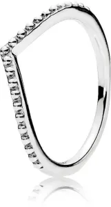 Pandora Stříbrný prsten s korálky Timeless 196315 50 mm