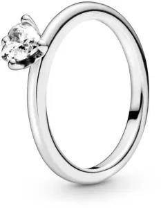 Pandora Stříbrný prsten se srdíčkem 198691C01 50 mm