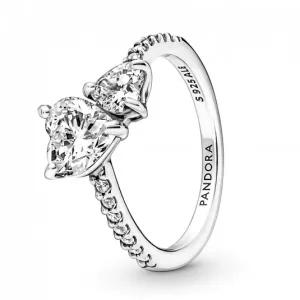 Pandora Třpytivý stříbrný prsten Timeless 191198C01 60 mm