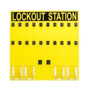 Panduit Psl-20Sa Lockout Station, Yellow