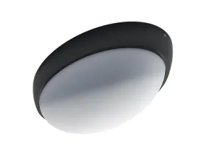 Panlux ELIPTIC LED přisazené svítidlo 15W, černá - Neutrální bílá PN31300047