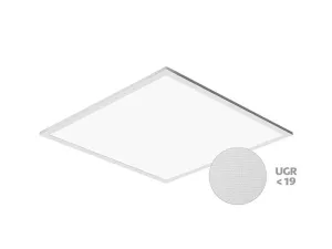 Panlux LED PANEL THIN UGR vestavný čtvercový 600x600 40W - Neutrální bílá