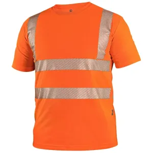 Canis (CXS) Pánské reflexní tričko CXS BANGOR - Oranžová | L