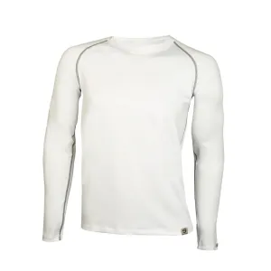 Pánské triko NOVYC dlouhý rukáv - M - bílá