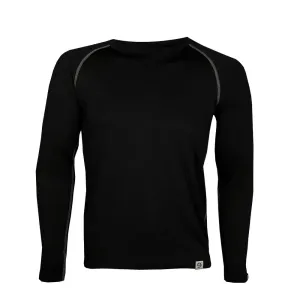 Pánské triko NOVYC dlouhý rukáv - S - černá
