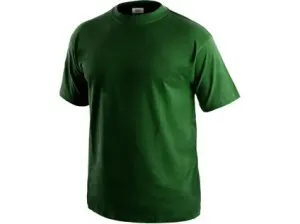 Tričko s krátkým rukávem DANIEL, lahvově zelené, vel. L