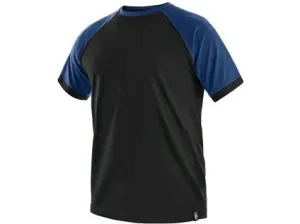 Tričko s krátkým rukávem OLIVER, černo-modré, vel. S