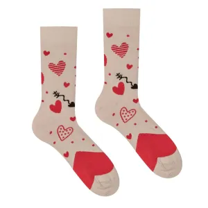 Buďchlap Zamilované pánské ponožky Láska