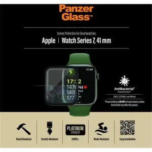 PanzerGlass Ochranné sklo Apple Watch Series 7/8 (41mm) černé