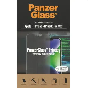 Ochranné sklo PanzerGlass UWF Privacy AB pro Apple iPhone 14 Plus/13 Pro Max, černé