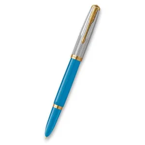 Plnicí pero Parker 51 Premium Turquoise GT 1502/616907 - hrot F (slabý) + 5 let záruka, pojištění a dárek ZDARMA