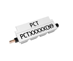 Partex PCT10018CN9, 1,2-1,8mm, 18mm, bílá, 900ks, kontinuální nacvakávací profil