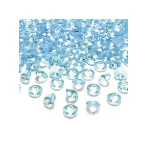 ADC12-083 Party Deco Diamantové konfety - 12mm Tyrkysová