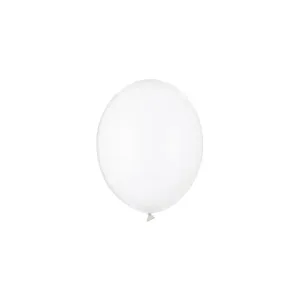 SB5C-099 Party Deco Eko mini pastelové balóny - 12cm, 10ks Průhledná