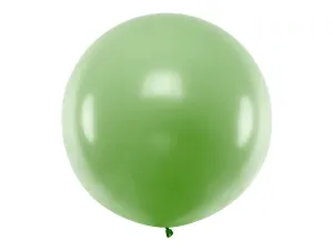 PartyDeco Kulatý latexový Jumbo balón 1 m - zelený #3987850