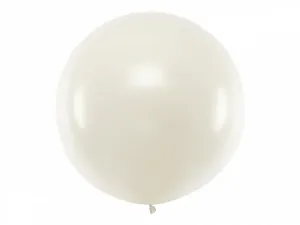 PartyDeco Kulatý latexový Jumbo balón 1m průsvitný #3987874