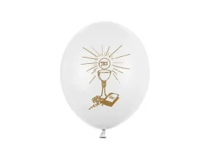 PartyDeco Pastelový balón - První svaté přijímání I