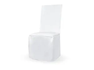 PartyDeco Potah na židli - Bílý