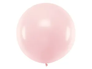 PartyDeco Balónek latexový JUMBO světle růžová 60 cm Party Deco