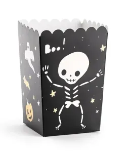 PartyDeco Dekorativní boxy na popcorn - Boo! 6 ks