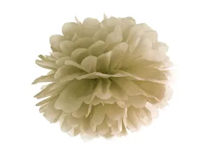 PartyDeco Pompom ve tvaru zlatého květu 35 cm