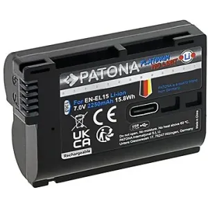PATONA baterie pro Nikon EN-EL15C 2250mAh Li-Ion Platinum USB-C nabíjení