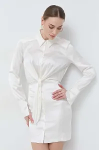 Šaty Patrizia Pepe bílá barva, mini #4826063