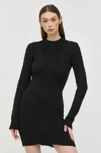 Šaty Patrizia Pepe černá barva, mini #2027301