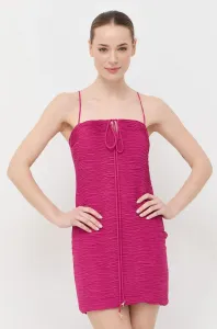 Šaty Patrizia Pepe růžová barva, mini #4981468