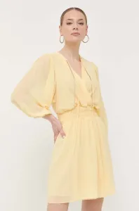 Šaty Patrizia Pepe žlutá barva, mini