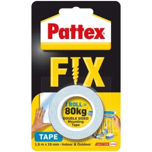 PATTEX Fix Oboustranná lepící páska, 1,9 cm × 1,5 m