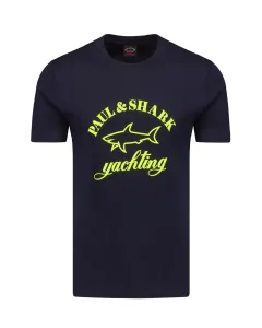 Bavlněné tričko Paul&Shark s potiskem