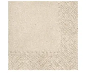 PAW Papírové ubrousky - Béžové, 33 x 33 cm