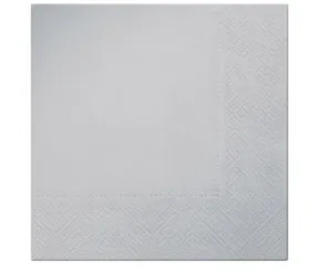 PAW Papírové ubrousky - Stříbrné 33 x 33 cm