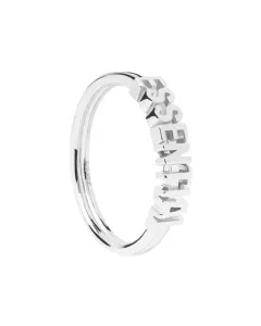 PDPAOLA Elegantní stříbrný prsten ESSENTIAL Silver AN02-608 50 mm