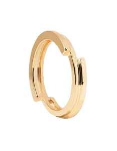 PDPAOLA Minimalistický pozlacený prsten Genesis Essentials AN01-898 50 mm