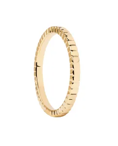 PDPAOLA Minimalistický pozlacený prsten Lea Essentials AN01-811 52 mm