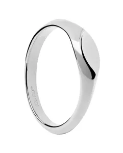 PDPAOLA Minimalistický stříbrný prsten Duke Vanilla AN02-A54 56 mm #5948440