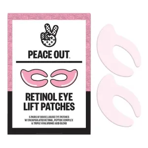 PEACE OUT SKINCARE - Retinol Eye Lift Patches – náplasti na oční okolí z biocelulózy