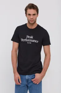Tričko Peak Performance Original černá barva, s potiskem