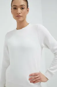Mikina Peak Performance dámská, bílá barva, hladká