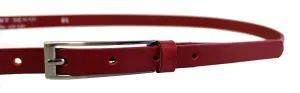Penny Belts Dámský kožený opasek 15-1-93 red 100 cm