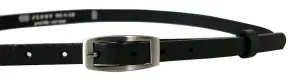 Penny Belts Dámský kožený opasek 15-2-63 black 100 cm