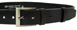 Penny Belts Pánský kožený opasek 22-60 black 100 cm