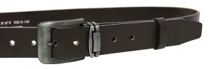 Penny Belts Pánský kožený opasek 507-40 brown 115 cm