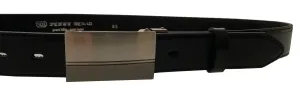 Penny Belts Pánský kožený společenský opasek 35-020-1PS-60 black 110 cm