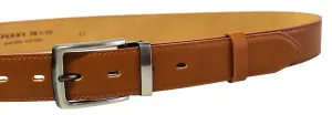 Penny Belts Pánský kožený společenský opasek 35-020-2-42 brown 110 cm
