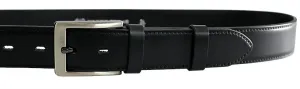 Penny Belts Pánský kožený společenský opasek 35-020-4-60 black 105 cm
