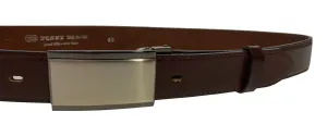 Penny Belts Pánský kožený společenský opasek 35-020-4PS-40 brown 120 cm