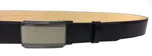 Penny Belts Pánský kožený společenský opasek 35-020-A11 black 115 cm